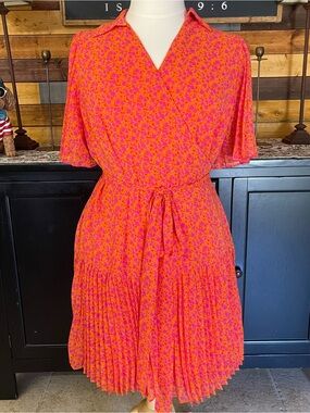 Alexie for Target Vibrant Floral Wrap Mini Dress